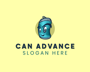 Cartoon Soda Can logo