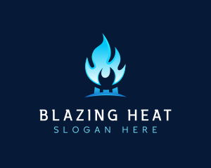 Fire Hot Heat logo design