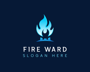 Fire Hot Heat logo design