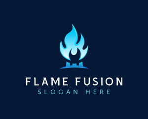 Fire Hot Heat logo design