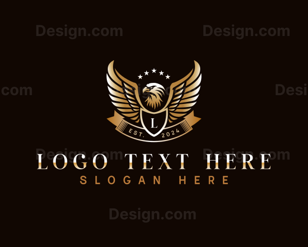 Luxury Eagle Crest Logo