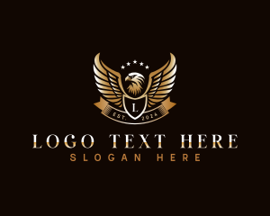 Luxury Eagle Crest logo