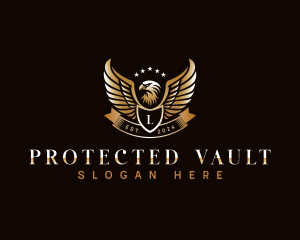 Luxury Eagle Crest logo design