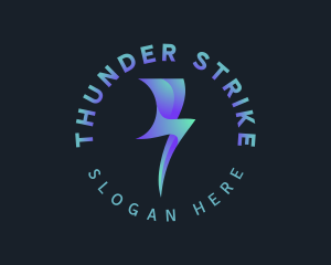 Lightning Thunder Bolt logo design