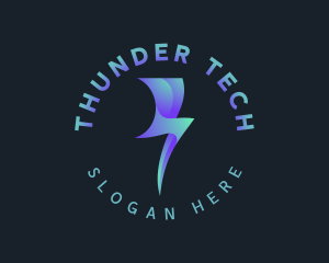 Lightning Thunder Bolt logo design