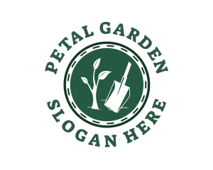 Shovel Tree Planting logo design