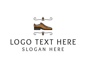 Smart Mens Leather Shoe logo design