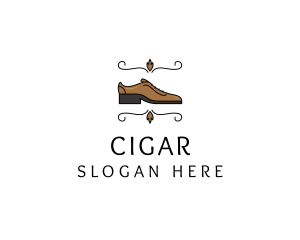 Smart Mens Leather Shoe logo design