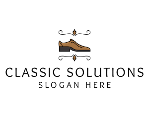 Smart Mens Leather Shoe logo design