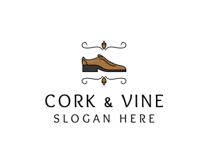 Smart Mens Leather Shoe logo design