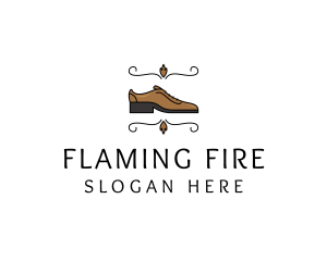 Smart Mens Leather Shoe logo design