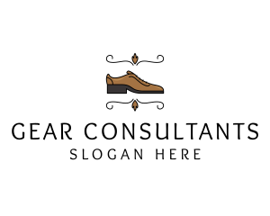 Smart Mens Leather Shoe logo design