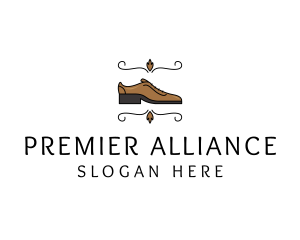 Smart Mens Leather Shoe logo design