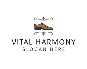 Smart Mens Leather Shoe logo design