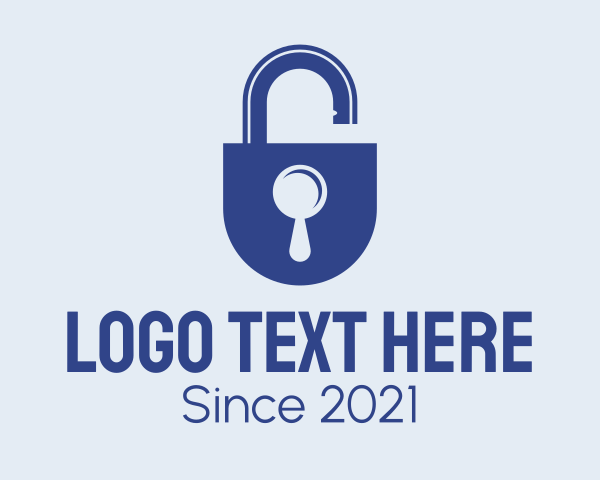 Lock logo example 3