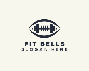 Fitness Gym Dumbbell logo design