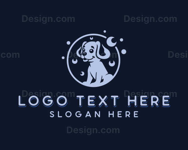 Puppy Dog Pet Care Logo