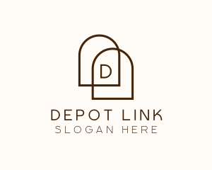 Window Arch Structure logo design