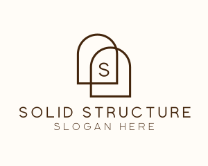 Window Arch Structure logo design