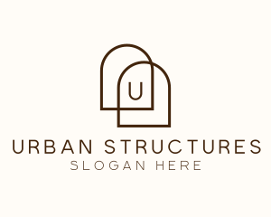 Window Arch Structure logo design