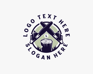 Chainsaw Logging Woodwork logo