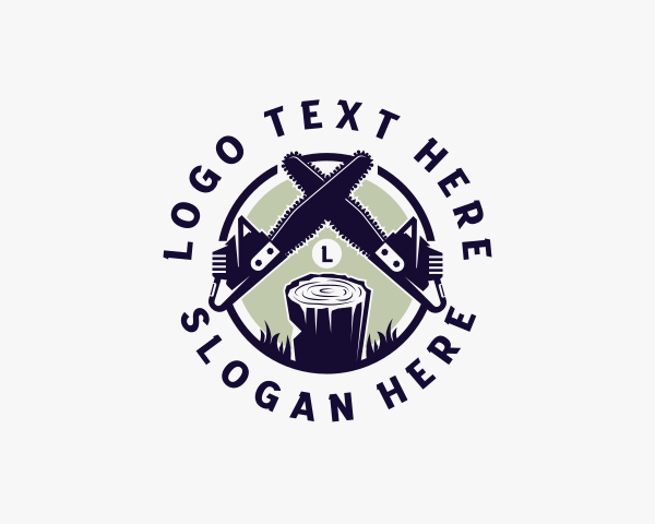 Logging logo example 2