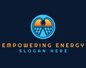 Plug Solar Source logo design