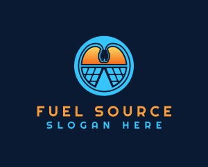 Plug Solar Source logo design