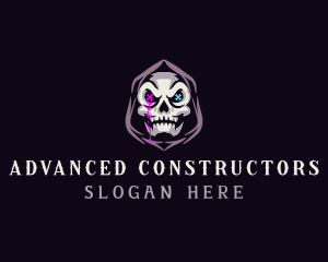  Skeleton Death Skull logo design