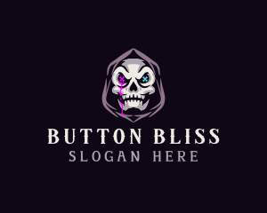  Skeleton Death Skull logo design