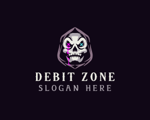  Skeleton Death Skull logo design