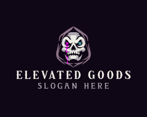  Skeleton Death Skull logo design