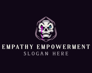  Skeleton Death Skull logo design