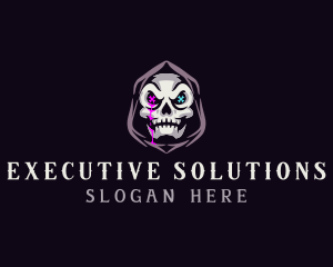  Skeleton Death Skull logo design