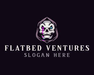  Skeleton Death Skull logo design