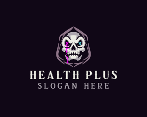  Skeleton Death Skull logo design