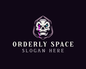  Skeleton Death Skull logo design