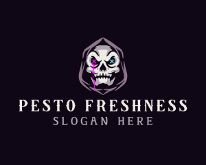  Skeleton Death Skull logo design