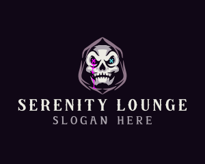  Skeleton Death Skull logo design