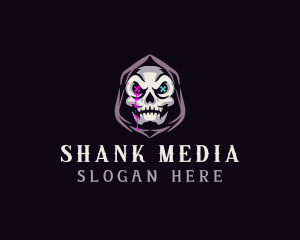  Skeleton Death Skull logo design