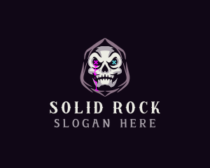  Skeleton Death Skull logo design