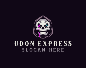  Skeleton Death Skull logo design