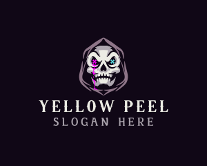  Skeleton Death Skull logo design