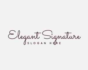 Signature Fashion Business logo design