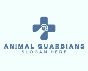 Paw Cross Veterinarian logo