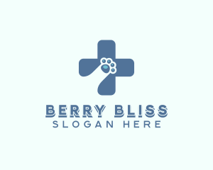 Paw Cross Veterinarian logo design