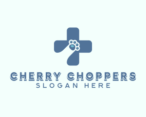 Paw Cross Veterinarian logo design