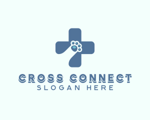 Paw Cross Veterinarian logo