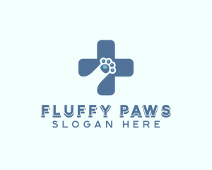 Paw Cross Veterinarian logo design