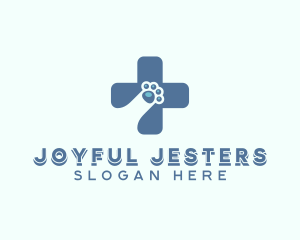 Paw Cross Veterinarian logo design